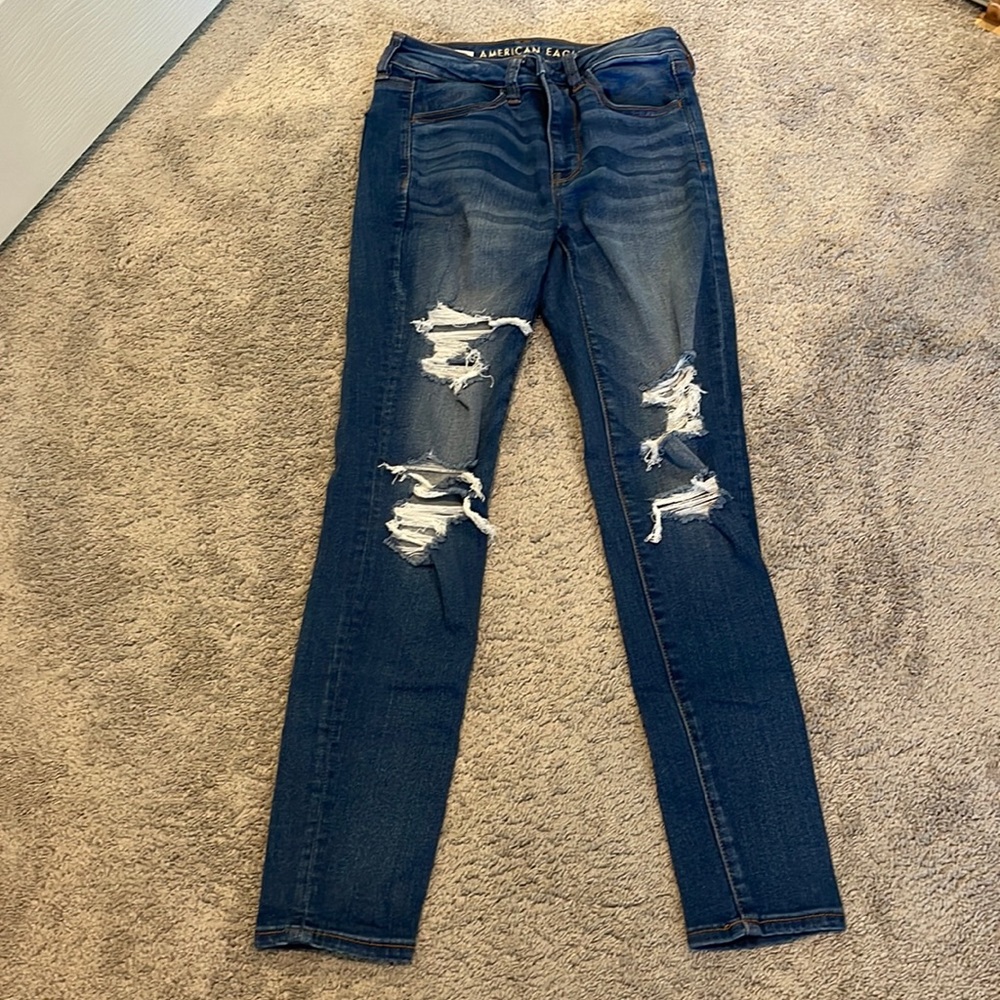 Dark wash jeans
